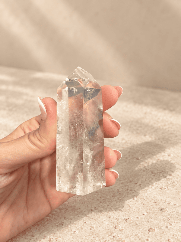 Punta de Cuarzo Generador (8 x 3 cm)