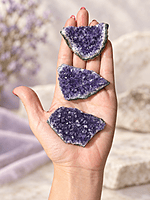 Pack de 3 drusas de Amatista natural Pack de 3 drusas de Amatista natural
