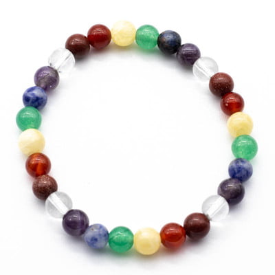 Pulsera de los 7 Chakras (6mm)