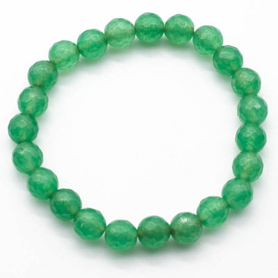 Pulsera Aventurina Verde Facetada