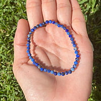 Pulsera de Lapislázuli (4mm facetada) Pulsera de Lapislázuli (4mm facetada)