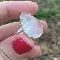 Anillo cuarzo blanco best sale