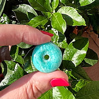 Colgante de Amazonita con forma de donut