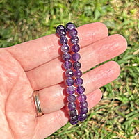 Pulsera de Amatista  (6mm facetada)