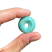Colgante de Amazonita con forma de donut