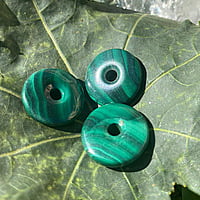 Colgante de Malaquita con forma de donut