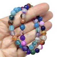 Pulsera de Ágata Multicolor (8mm) Pulsera de Ágata Multicolor (8mm)
