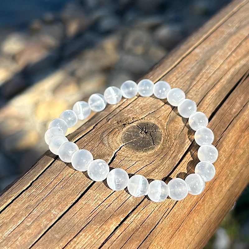 Pulsera de Selenita (8mm)