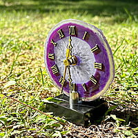 Reloj de Ágata violeta (155 g)