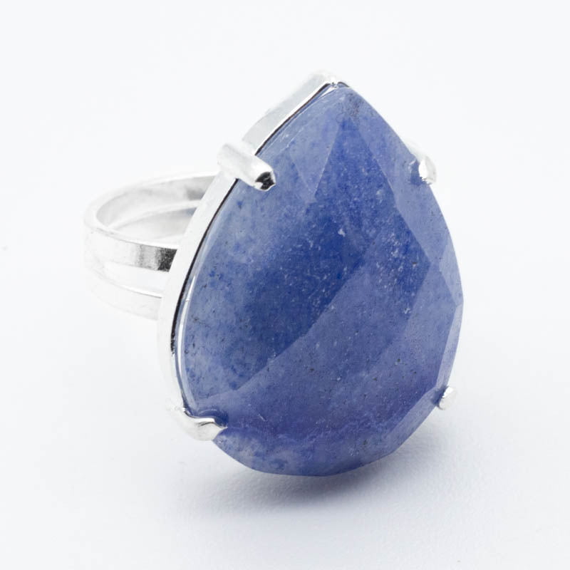 Anillo de Cuarzo Azul