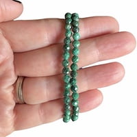 Pulsera de Malaquita (4/5 mm facetada)
