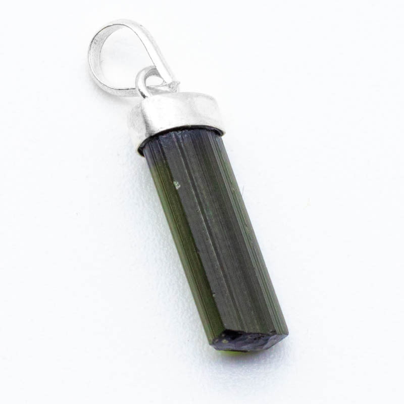 Colgante de Turmalina Verde en plata 950