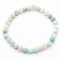Pulsera de Morganita (5mm)
