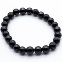 Pulsera de Turmalina Negra (8mm)