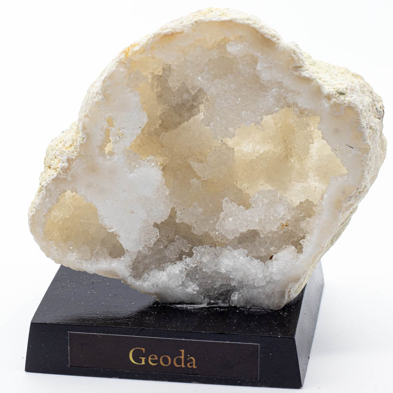 Geoda de Cuarzo Natural con base