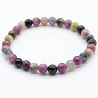 Pulsera de Turmalina Multicolor (6mm)